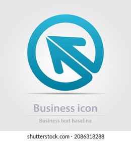 Originally designed vector color business icon