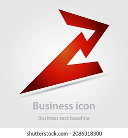 Icono de negocio de color vectorial diseñado originalmente