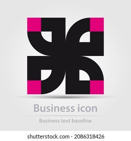 Icono de negocio de color vectorial diseñado originalmente