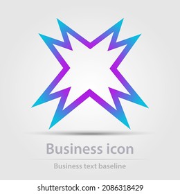 Icono de negocio de color vectorial diseñado originalmente