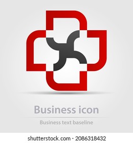 Originally designed vector color business icon