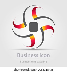 Icono de negocio de color vectorial diseñado originalmente