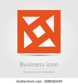 Originally designed vector color business icon