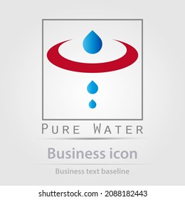 Originally designed vector color business icon