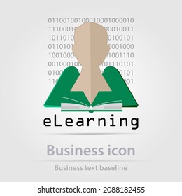 Originally designed vector color business icon