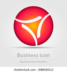 Icono de negocio de color vectorial diseñado originalmente