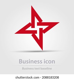 Icono de negocio de color vectorial diseñado originalmente