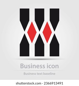 Originally designed vector color business icon