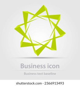 Originally designed vector color business icon