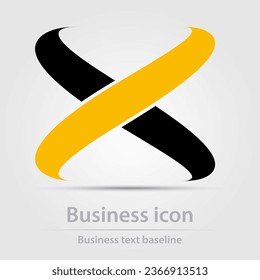 Originally designed vector color business icon