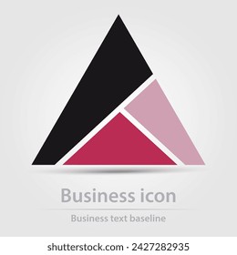 Icono de negocios de color vectorial diseñado originalmente