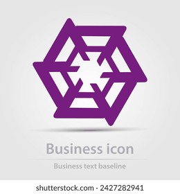 Ursprünglich entworfenes Vektor-Farbe Business-Symbol