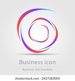 Originally designed vector  color business icon