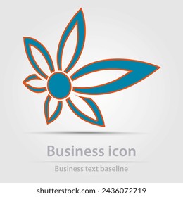 Icono de negocios de color vectorial diseñado originalmente, logotipo, signo, símbolo