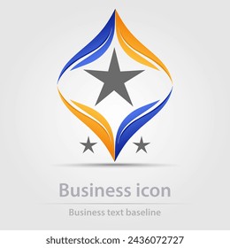 Originally designed vector  color business icon, logo, sign, symbol