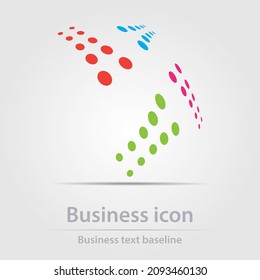 Originally designed vector color modern and trendy business icon