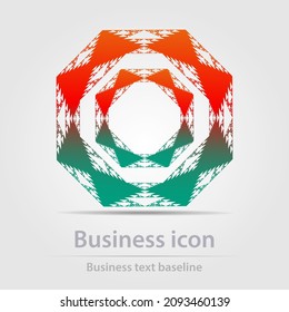 Originally designed vector color modern and trendy business icon