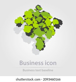 Originally designed vector color modern and trendy business icon