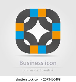 Originally designed vector color modern and trendy business icon