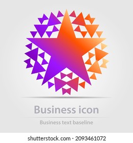 Originally designed vector color modern and trendy business icon