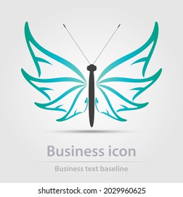 Icono de negocio colorido vectorial diseñado originalmente