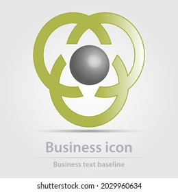 Originally designed vector colorful business icon