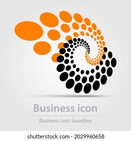 Originally designed vector colorful business icon