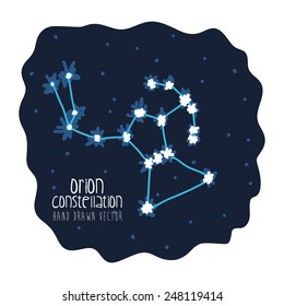 orion constelation design, vector illustration eps10 graphic 