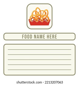 Orion Food Name Label Sticker Simple Vector, Snack Label Information, Drink Label Packaging, Dessert Pudding Information