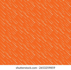 Orion orange cosmic halftone dots background