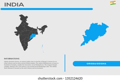 ORISSA ODISHA INFOGRAPHICS