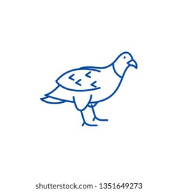 Orlan line icon concept. Orlan flat  vector symbol, sign, outline illustration.