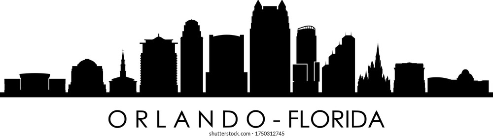 Orlando Skyline Png / Circle skyline drawing, circle, city, monochrome ...