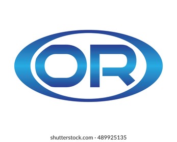 OR-letter abbreviations blue oval logo