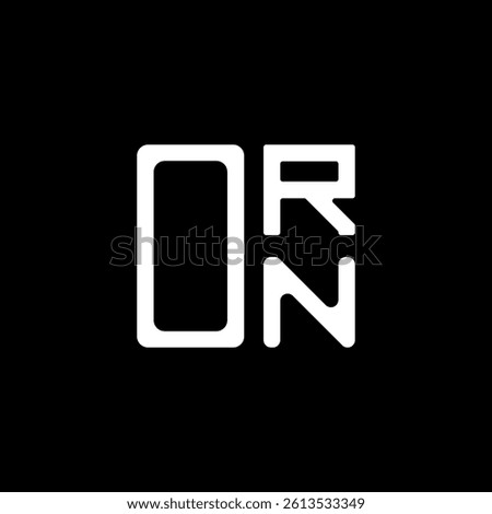 ORN letter logo creative design with vector graphic, ORN simple and modern logo. ORN luxurious alphabet design  