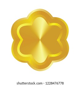 ornamen gold beautiful vector