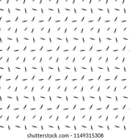 Ornament abstract pattern with black line triangle on white background