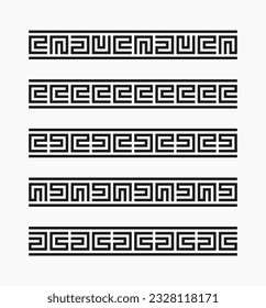 Ornament abstract pattern design, isolated vector mosaic design