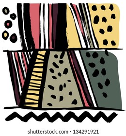 Ornament. Africa. Vector.