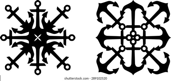 Ornament of the anchors