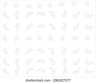 ornament arrow direction sign board hook curved arrow square spin rotate icon reload round on white isolated background
