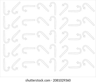 ornament arrow direction sign board hook curved arrow square spin rotate icon reload round on white isolated background