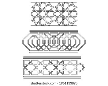 ornament azerbaijan ancient pattern design vector baku