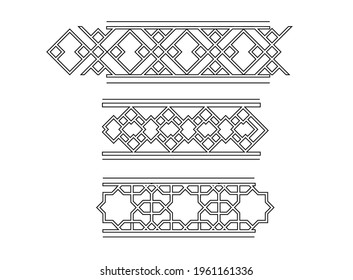 ornament azerbaijan ancient pattern design vector baku