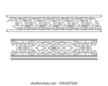 ornament azerbaijan ancient pattern design vector baku
