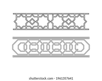 ornament azerbaijan ancient pattern design vector baku