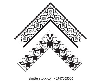 ornament azerbaijan ancient pattern design vector baku