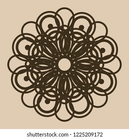 ornament background design with pattern deorative