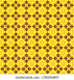 Ornament background pattern. Cute wallpaper texture. Seamless geometric pattern for fabric, tile, interior design or wallpaper. Background vector image