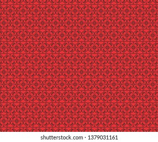 Ornament Background Red